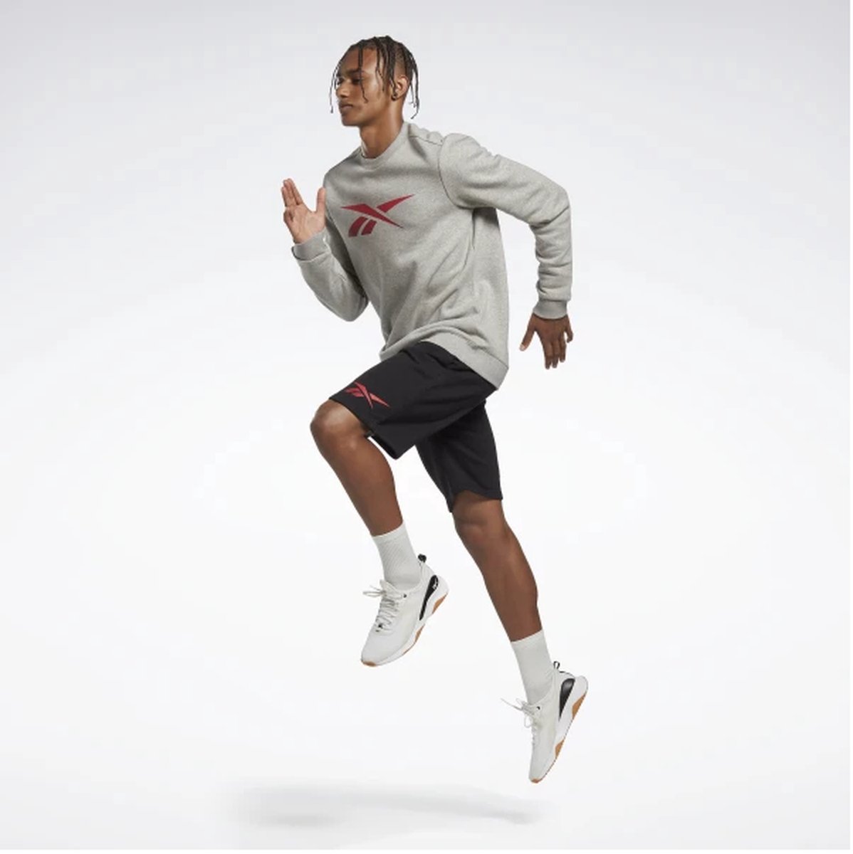 Reebok Short Identity Fleece Heren Zwart