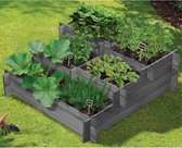 Terra Garden - Kweekbak - Plantenbak - Moestuin - Minigarden - Bloembak - Moestuinbak - 94x93x35