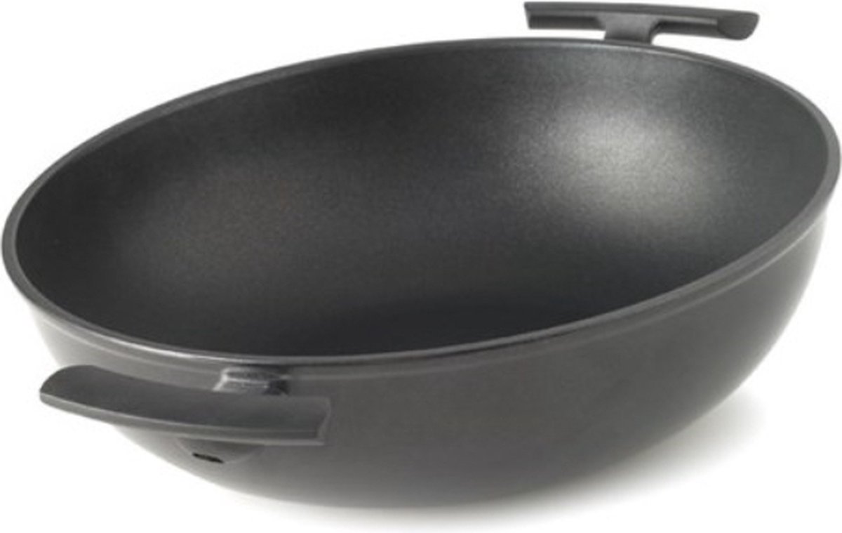 Wok In Ghisa Blackwell ø 36 Cm - Senza Rivestimento Antiaderente - Padella Per Wok Professionale - 3