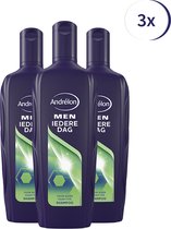 Andrélon Classic Iedere Dag For Men Shampoo - 3 x 300 ml - Voordeelverpakking