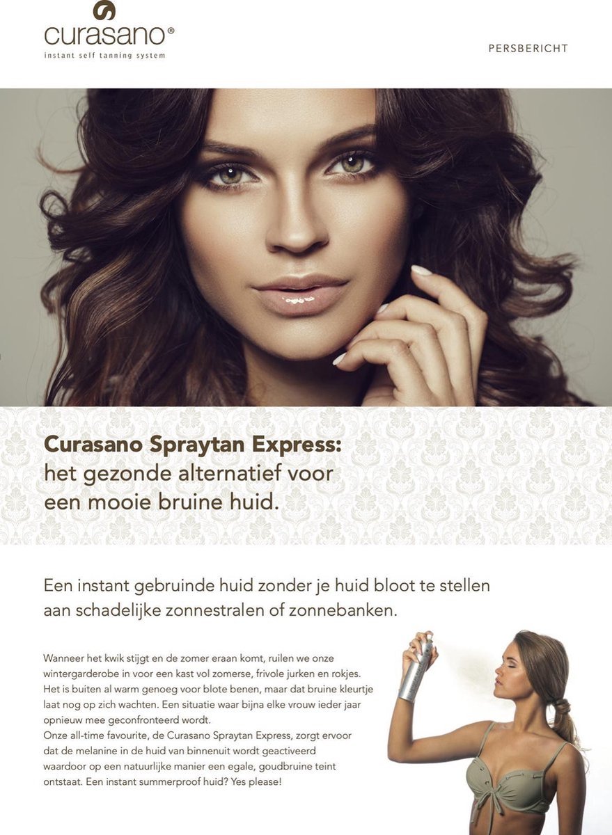 Curasano Spray Tan 200ml- Zelfbruiner – foto 3