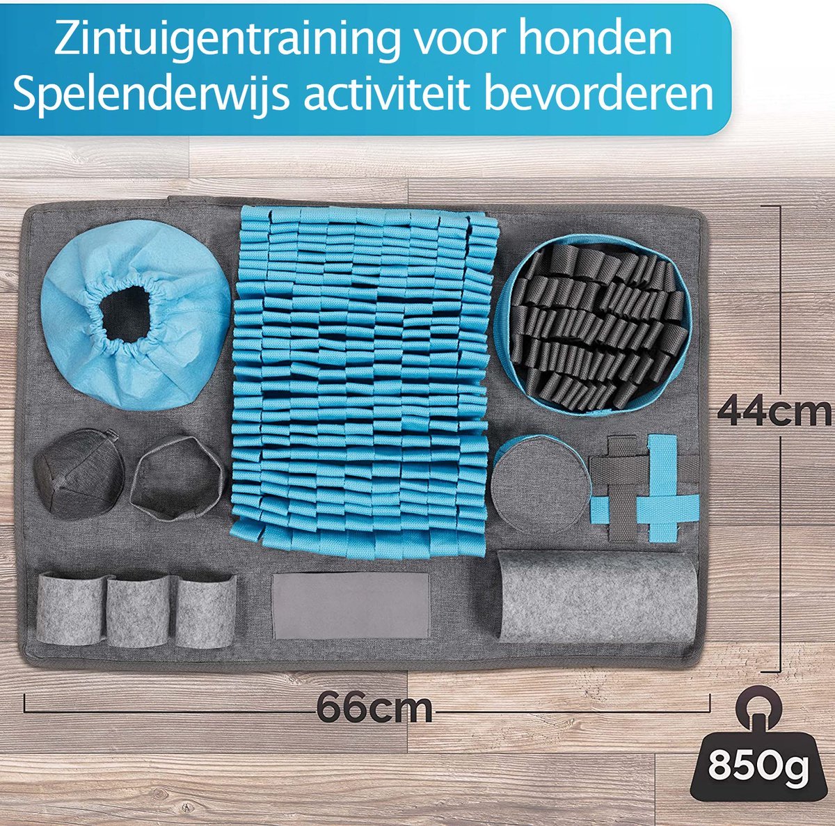 Cozy Design Snuffelmat Hond met 10 functies - Denkspel Hond thumbnail 3