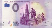 0 Euro biljet België 2018 - Onze-Lieve-Vrouwekathedraal