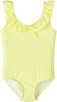 Name it Zwemkleding Meisjes Geel Badpak Ziline Lemon Tonic - 74/80