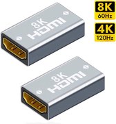 NÖRDIC HDMI-N5015 - HDMI 2.1 - 8K - Prolongateur de câble Femelle à Femelle - Coupleur HDMI
