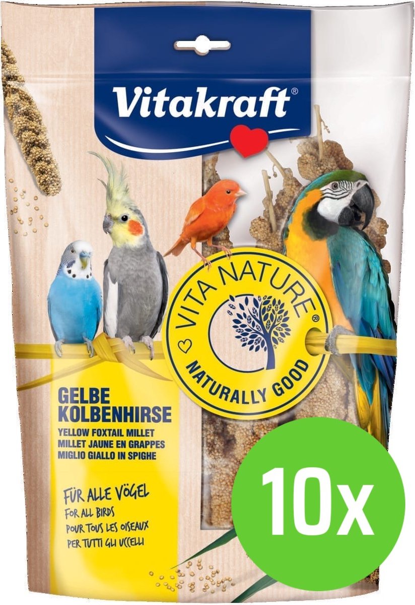 VITAKRAFT Voedsel Vitakraft trosgierst - zakje van 300 gram - 10 zakken
