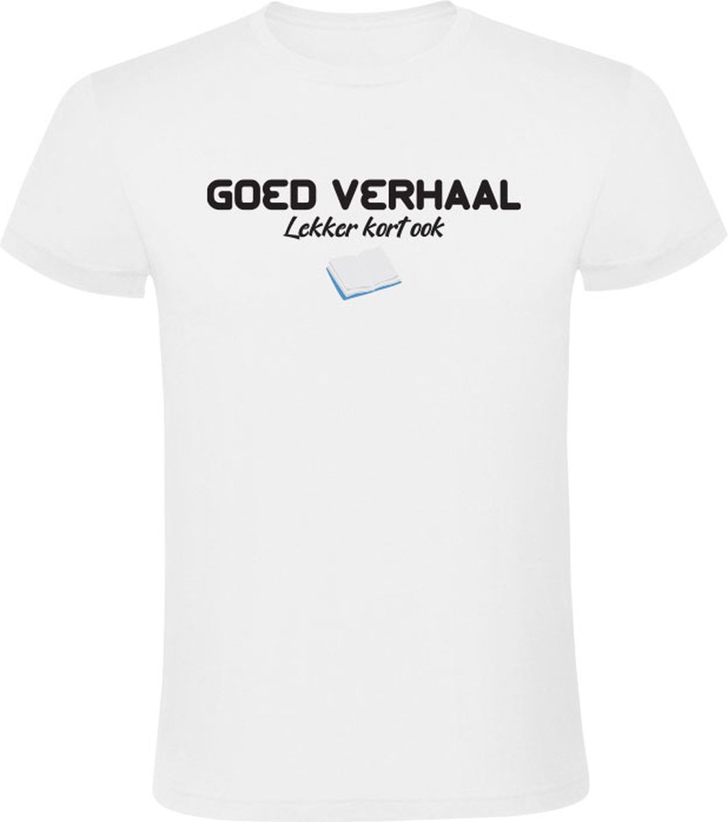 Goed verhaal lekker kort ook Heren Tshirt lezen boek kort praten zeveren bol