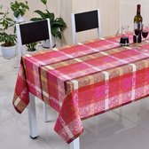 Tafellaken - Tafelzeil - Tafelkleed - Met Reliëf - Geweven kwaliteit - Soepel - Cayenne - 140 cm x 300 cm