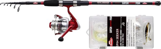 Telescoop hengel set - Berkley - Spin seeker - 2.40m - 10-40gr