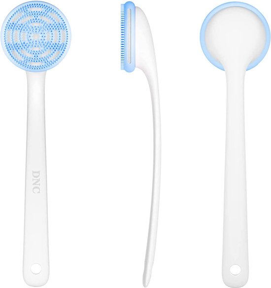 Brosse De Douche à Long Manche En Silicone - Noire, Générique, Neuve Pour Un Lavage Du Dos Facile