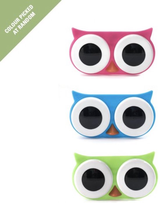 Kikkerland Owl Contact Lens Case Lenzendoosje Lenshouder