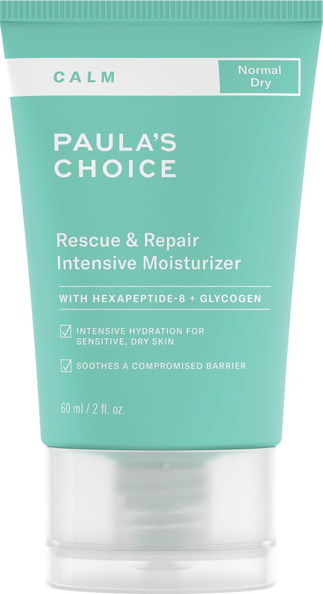 Paula's Choice CALM Rescue & Repair Intensive Nachtcrème - met Hexapeptide-8 - Normale & Droge Huid - 60 ml