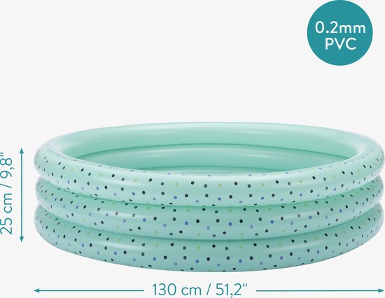 Swim Essentials Piscine gonflable enfant Mint Green 100 cm