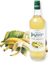 Bigallet Kiwi Banane (Kiwi Banaan) sodamaker siroop - 1 liter