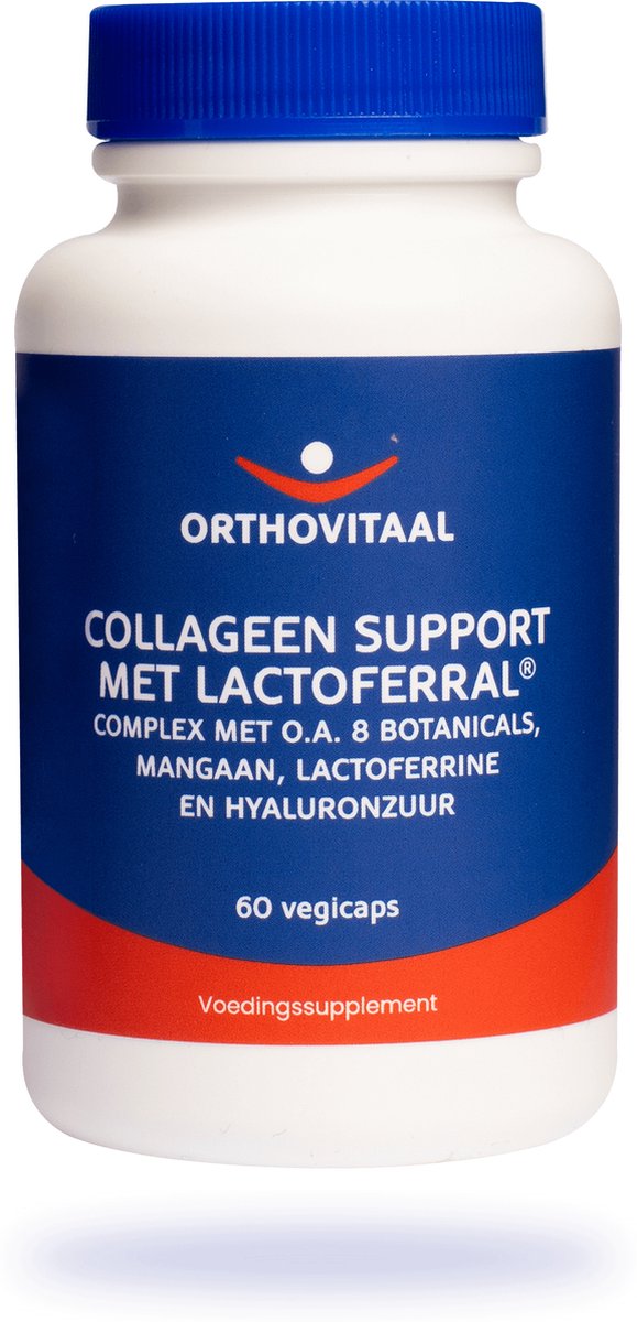 Goedkoopste Orthovitaal - Collageen Support met Lactoferral® - 60 vegicaps - Vegetarisch complex met o.a. 8 botanicals, mangaan, lactoferrine en hyaluronzuur - Complexpreparaten - voedingssupplement