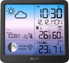 foto van Yuconn Weerstation Binnen en Buiten - Draadloos Weerstation met Buitensensor - 100 Meter Bereik - Waterdicht - Thermometer Hygrometer - Barometer - DST / DCF Gestuurde Klok - Zwart
