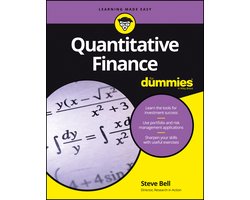 Omslag van Quantitative Finance For Dummies