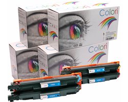 Set 4x Colori huismerk toner geschikt voor Brother TN-247 voor DCP-L3510CDW DCP-L3517CDW DCP-L3550CDW HL-L3210CW HL-L3230CDW HL-L3270CDW HL-L3280CDW MFC-L3710CW MFC-L3730CDN MFC-L3740CDN MFC-L3750CDW