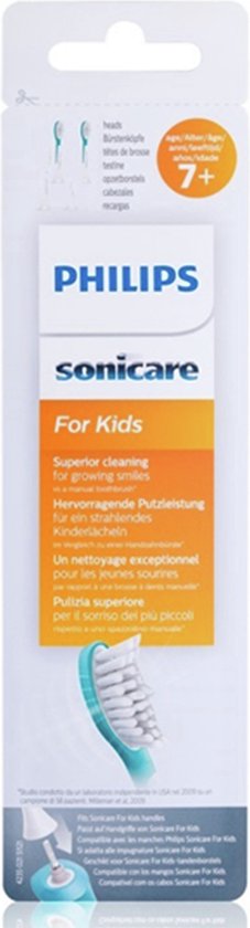Philips Sonicare for Kids HX6042 Opzetborstel vanaf 7 jaar - 2 Stuks