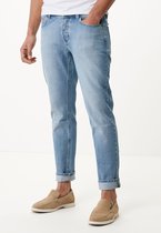 STEVE Mid Waist/ Straight Leg Jeans Mannen - Light Stone - Maat 33/32