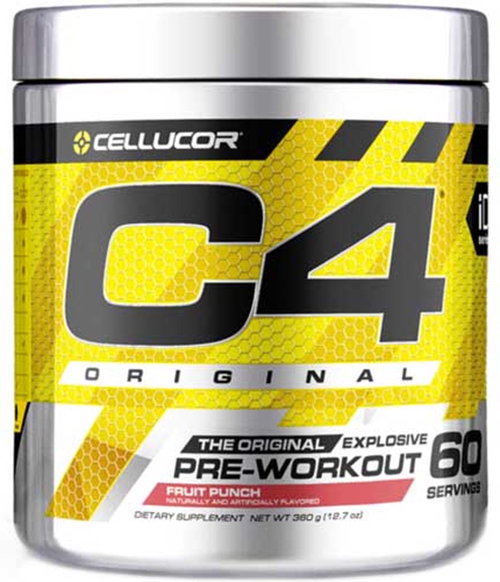 Goedkoopste Cellucor C4 Original Pre Workout - Fruit Punch - 60 shakes (400 gram