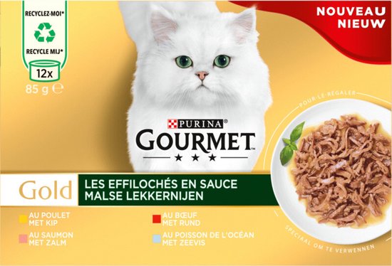 Foto: Gourmet gold multipack malse lekkernijen 12 x 85 gr