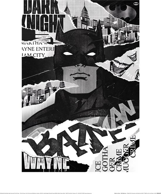 Batman Torn Art Print 30x40cm | Poster