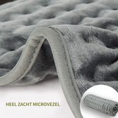 ITAGALA Warmte Kussen - Warmtekussen Elektrisch - Warmtedeken - Verwarmingsmat - Verwarmingskussen - Heating Pad 30*40cm - Automatische Uitschakeling - Oververhittingsbescherming - 4 timerstanden - 6 warmtestanden - Grijs