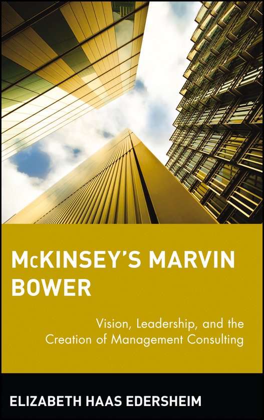 Mckinsey'S Marvin Bower - cover