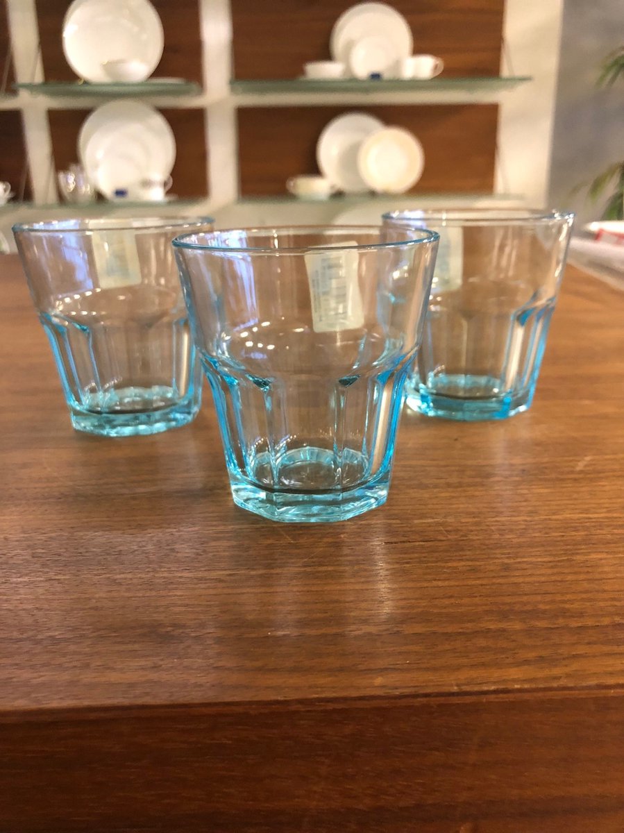 TUMBLER / WATERGLAS BLAUW 21CL AZZURO LONDON SET A6