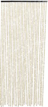 Decoris Fly rideau avec perles de bambou - 90 x 200 cm - rideau de porte