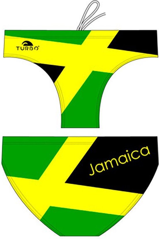 TURBO Jamaica Zwemslip Heren - Yellow/Green