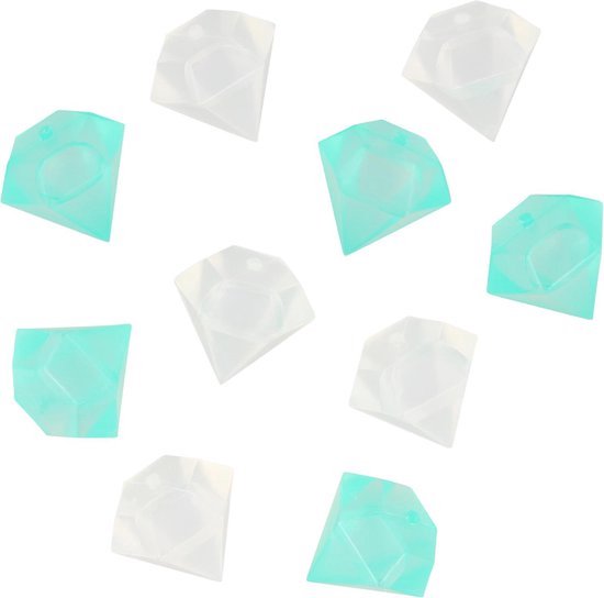 Herbruikbare ijsblokjes 10 stuks - Diamant — afbeelding 4