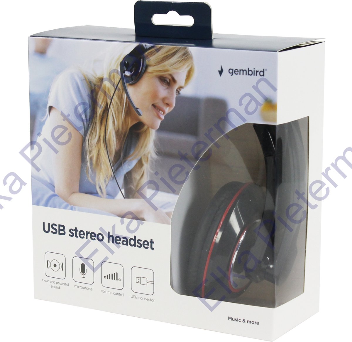 Gembird Gmb Headset Usb En Microfoon Mhs-u-001