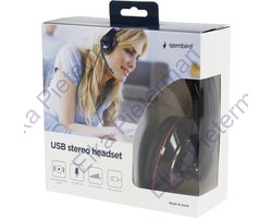 Gembird Gmb Headset Usb En Microfoon Mhs-u-001
