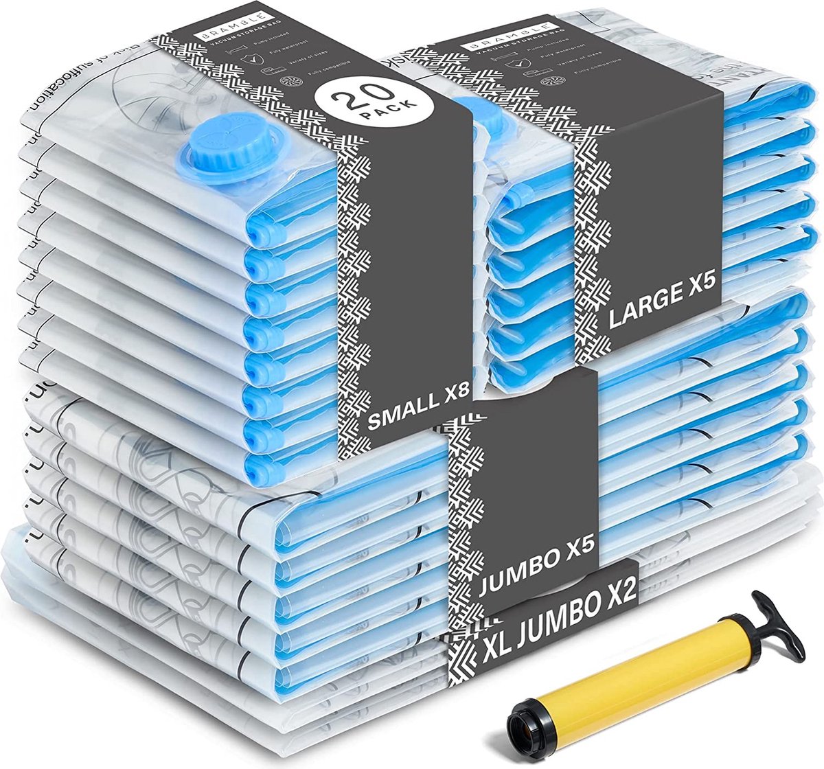 Opbergtas - opbergtas voor kleding - groote opbergtas set - storage bags