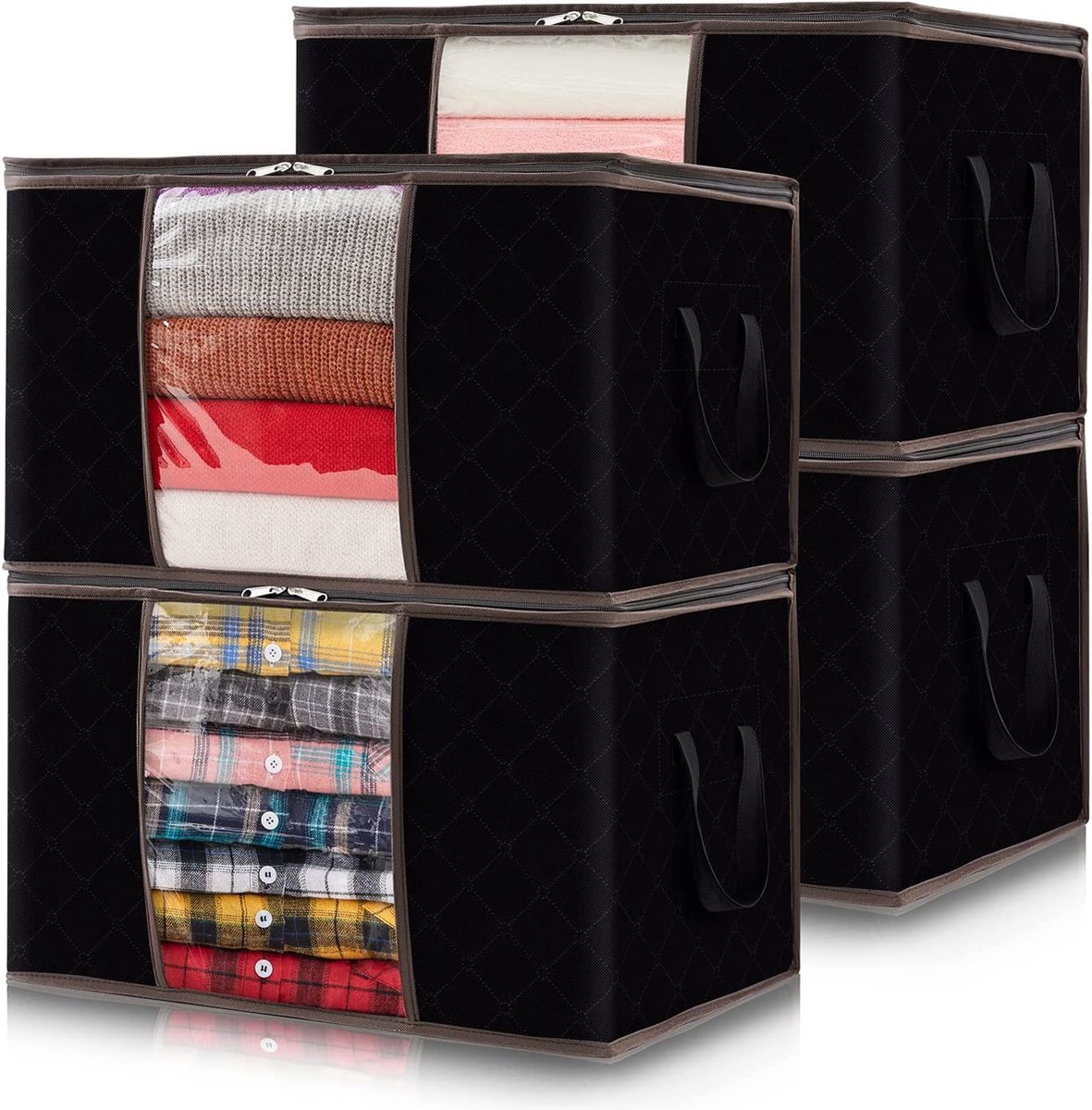 Opbergtas - opbergtas voor kleding - groote opbergtas set - storage bags
