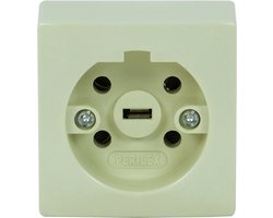 Perilex Contactdoos opbouw crème