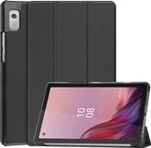 Case2go - Tablet Hoes geschikt voor Lenovo Tab M9 - Tri-Fold Book Case - Zwart