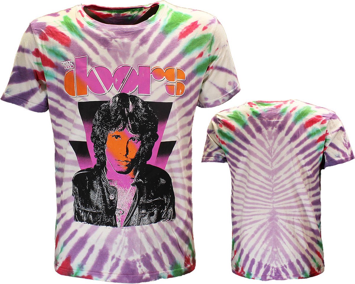The Doors Jim Morrison Dip Dye T-Shirt - Officiële Merchandise - XL