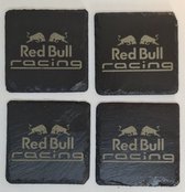 F1 Red Bull Racing leisteen onderzetters Max Verstappen (kan gepersonaliseerd worden)