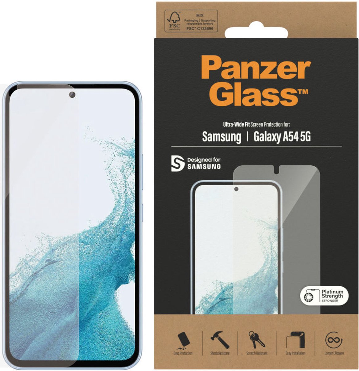 Panzerglass Protection d'écran Ultra Wide Fit Galaxy S23 FE