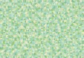 Fotobehang - Vlies Behang - Driehoeken Groen - Geometrie - 416 x 254 cm