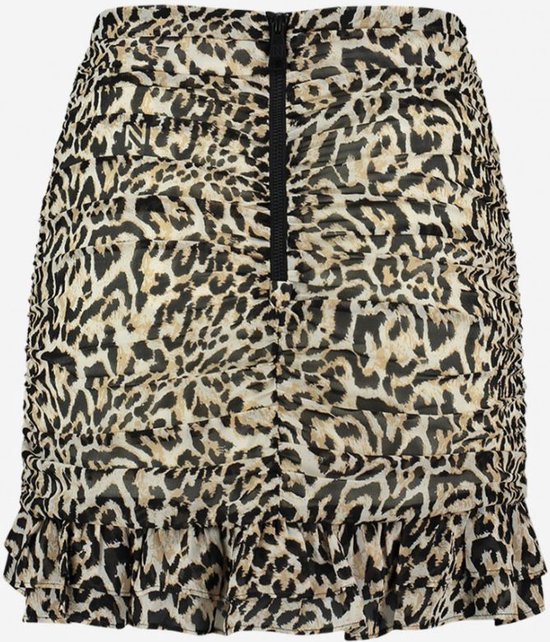Jupe léopard Nikkie à volants - taille 36