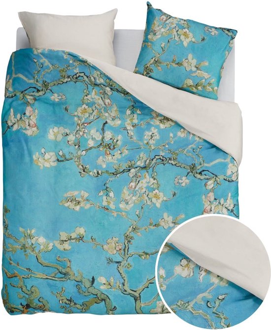 Beddinghouse GOGH Almond Blossom Dekbedovertrek - Eenpersoons - 140x200/220 cm - Blue