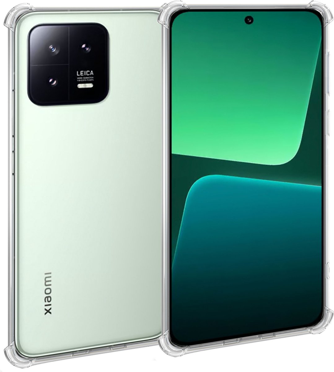 Geschikt voor Xiaomi 13 Hoesje – Shock Proof Case – Cover Transparant
