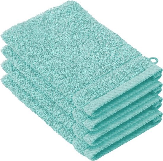 The One - Washandjes - Pastel Groen - 6 stuks