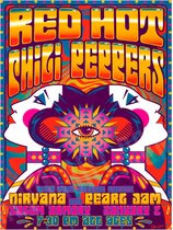 Signs-USA - Concert Sign - metaal - Red Hot Chili Peppers & Guests - color - 30x40 cm