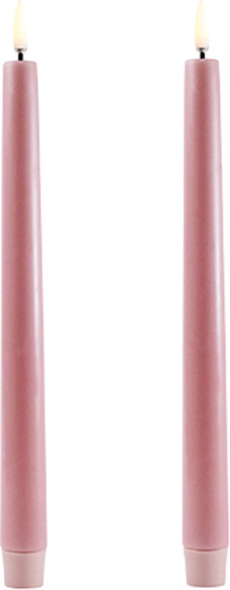 Uyuni LED-Tafelkaars - Dusty Rose - 25CM - Set van 2