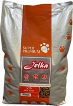 Jelka Super premium | 6 KG | Volledig hondenvoer | Volwassen Hond | Kip met Rijst | Op Veterinaire Basis | Betaalbare Hondenbrok | 29% Kip |